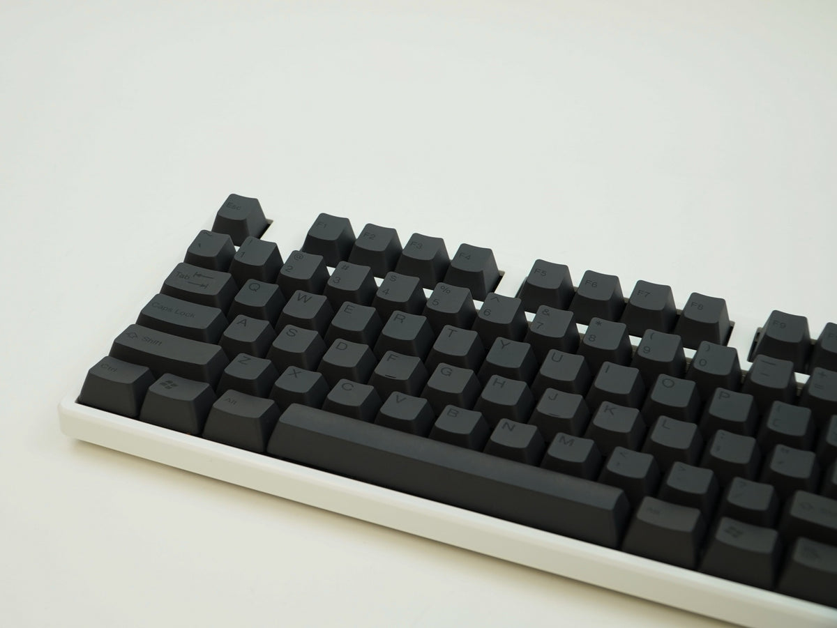 Tai-Hao Carbon Black 116 Key OEM Profile Double Shot PBT Keycap Set