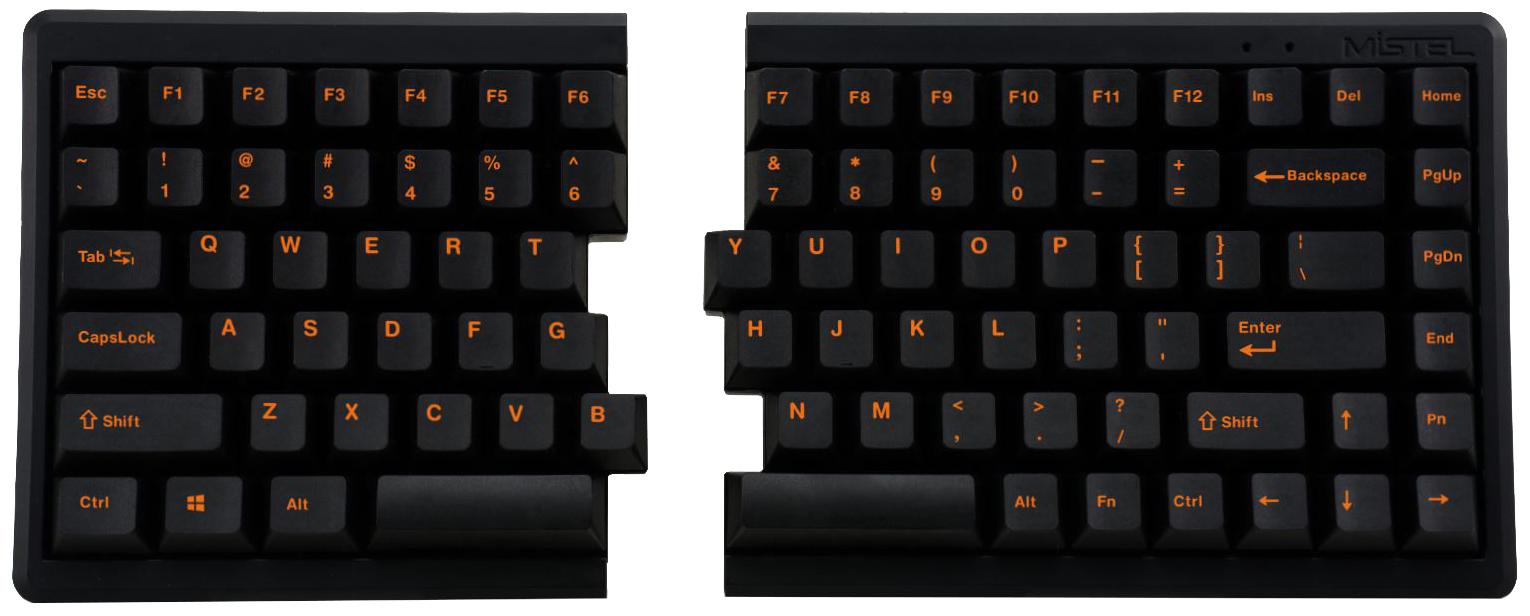 Mistel MD770 Black Mechanical Keyboard