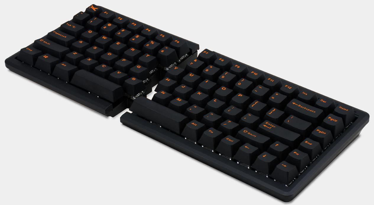 Mistel MD770 Black TKL RGB Double Shot PBT Mechanical Keyboard