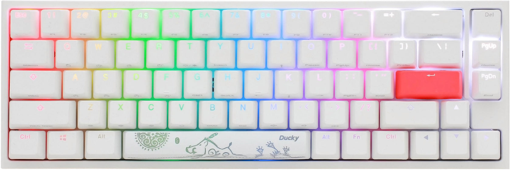 Ducky One 2 SF Pure White 65% Mechanical Keyboard