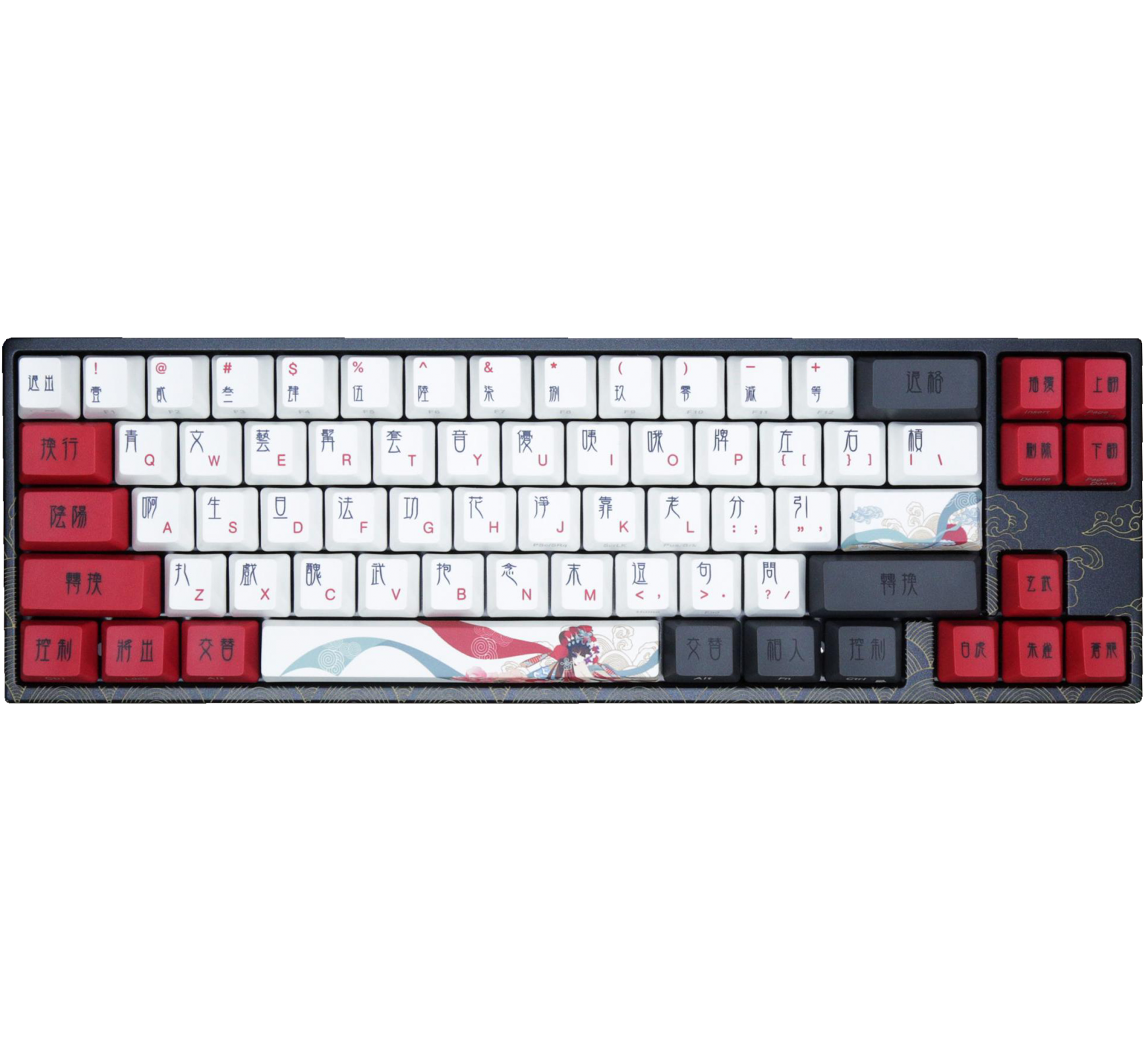 Ducky x Varmilo Miya Pro Beijing Opera 65% Dye Sub PBT Mechanical Keyb Ducky x Varmilo Miya Pro Beijing Opera 65% Dye Sub PBT Mechanical Keyb