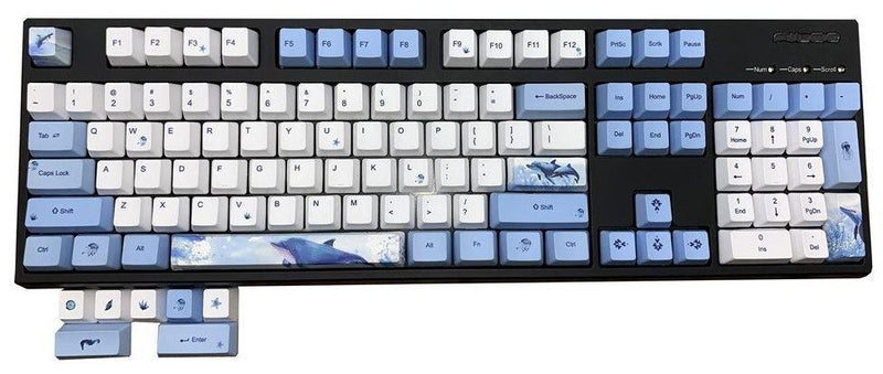 KBParadise Dolphin 113 Key OEM Profile Dye Sub PBT Keycap Set