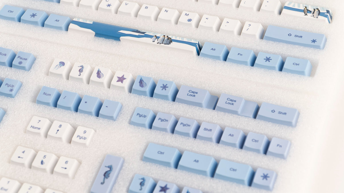 KBParadise Penguin 113 Key OEM Profile Dye Sub PBT Keycap Set