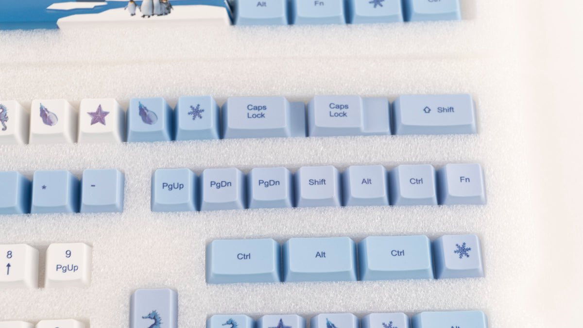 KBParadise Penguin 113 Key OEM Profile Dye Sub PBT Keycap Set