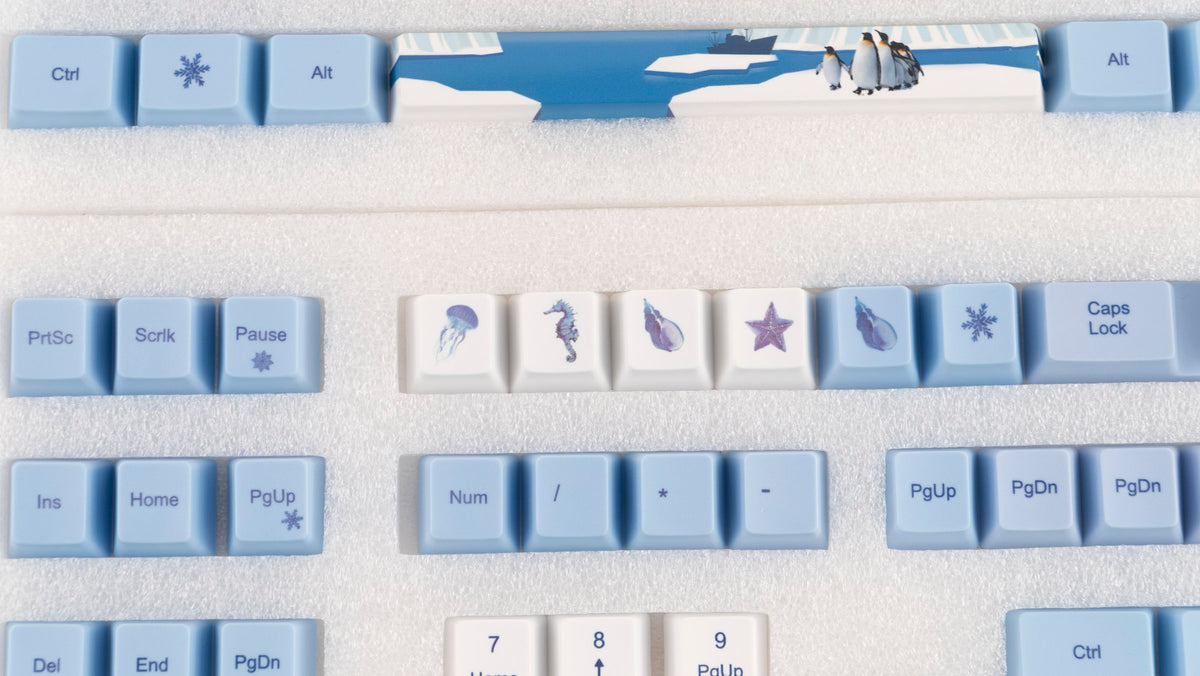KBParadise Penguin 113 Key OEM Profile Dye Sub PBT Keycap Set