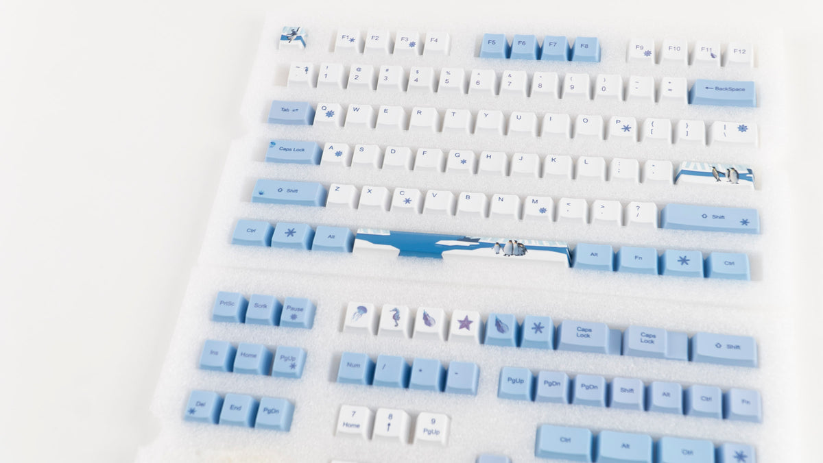KBParadise Penguin 113 Key OEM Profile Dye Sub PBT Keycap Set