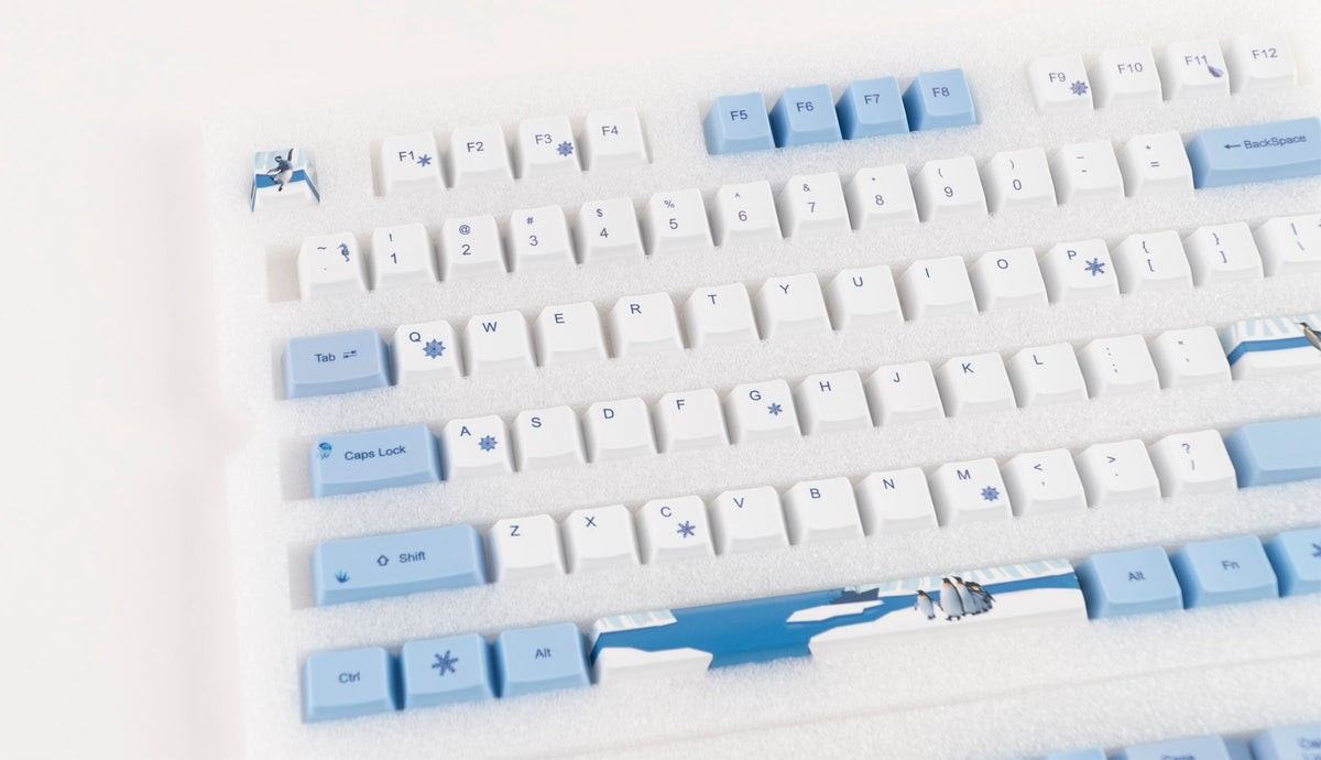 KBParadise Penguin 113 Key OEM Profile Dye Sub PBT Keycap Set