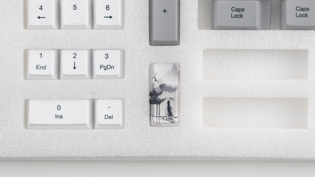 Kba Ink Keys KBParadise Ink Painting 113 Key OEM Profile Dye Sub PBT Keycap Set
