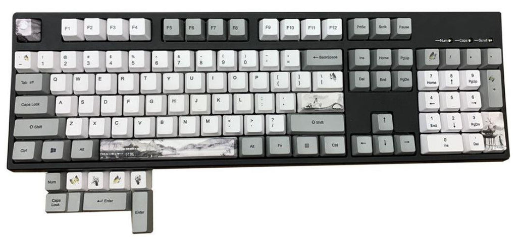 KBParadise Ink Painting 113 Key OEM Profile Dye Sub PBT Keycap Set