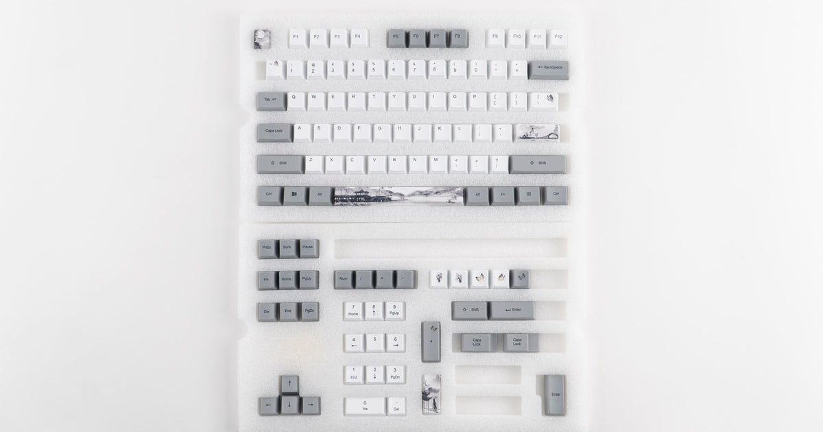 KBParadise Ink Painting 113 Key OEM Profile Dye Sub PBT Keycap Set