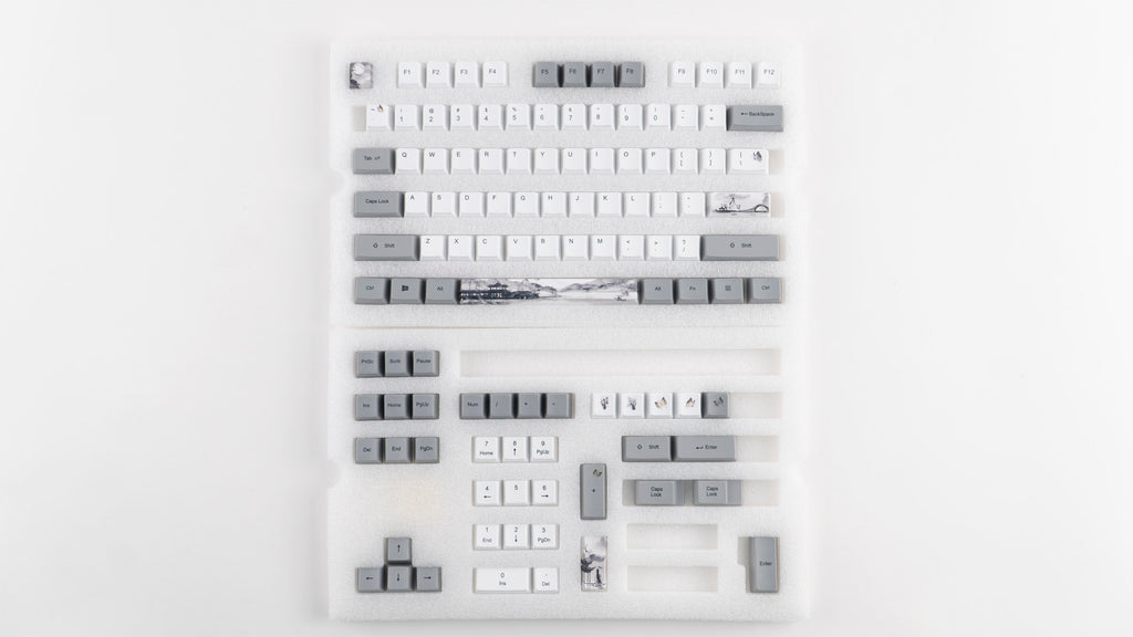 KBParadise Ink Painting 113 Key OEM Profile Dye Sub PBT Keycap Set