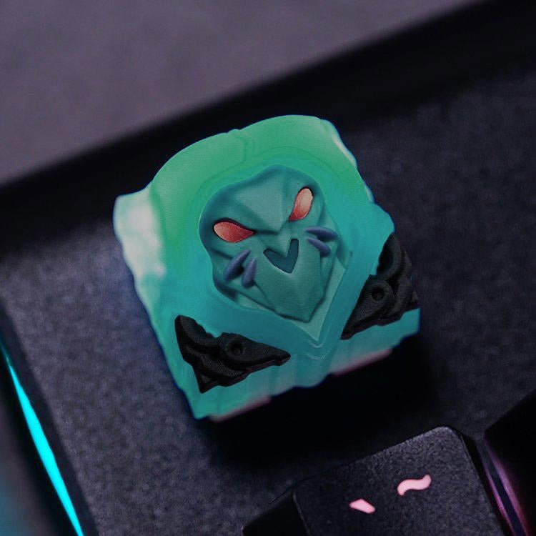 Hot Keys Project HKP Dead Man Ocean Blue Artisan Keycap MKUN8WVDJR |0|