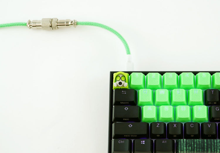Kraken Green Sleeved Aviator Universal USB Keyboard Cable MKIL0K33X1 |39564|