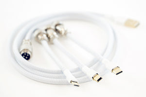 Kraken White Sleeved Aviator Universal USB Keyboard Cable MKMIHRW3OL |80378|
