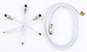 Kraken White Sleeved Aviator Universal USB Keyboard Cable MKMIHRW3OL |80376|