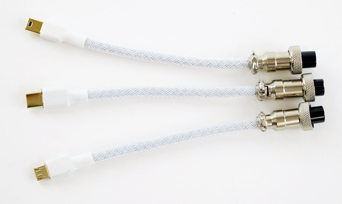Kraken White Sleeved Aviator Universal USB Keyboard Cable MKMIHRW3OL |80377|