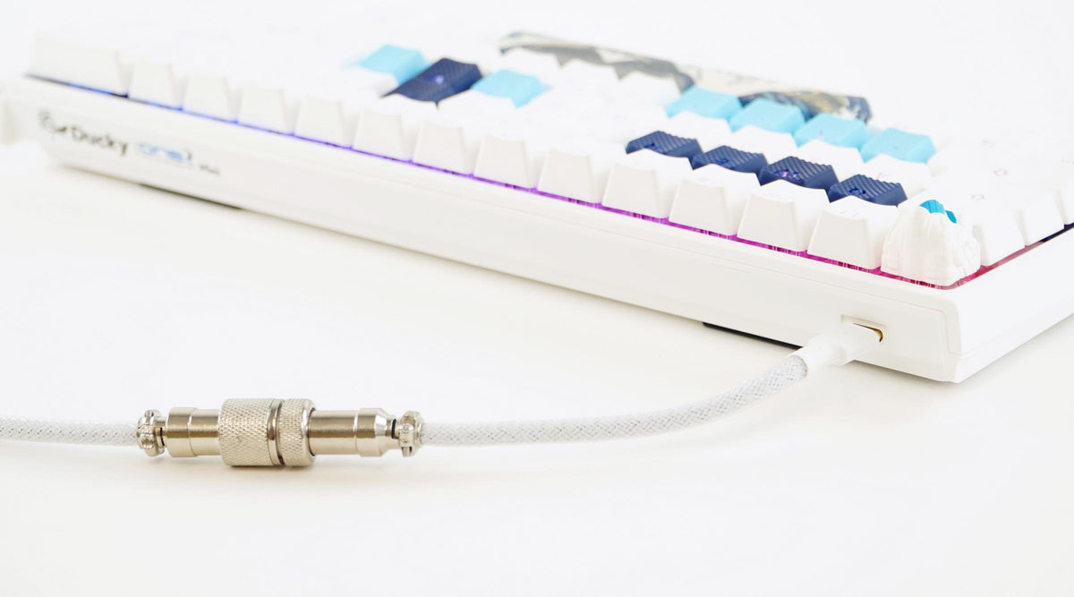 Kraken White Sleeved Aviator Universal USB Keyboard Cable MKMIHRW3OL |80381|