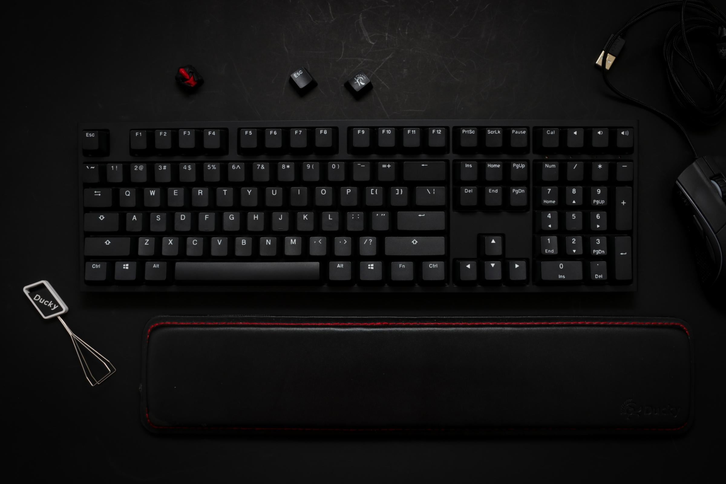 Ducky One 2 Midnight Double Shot PBT Mechanical Keyboard - Cherry offers MX Black