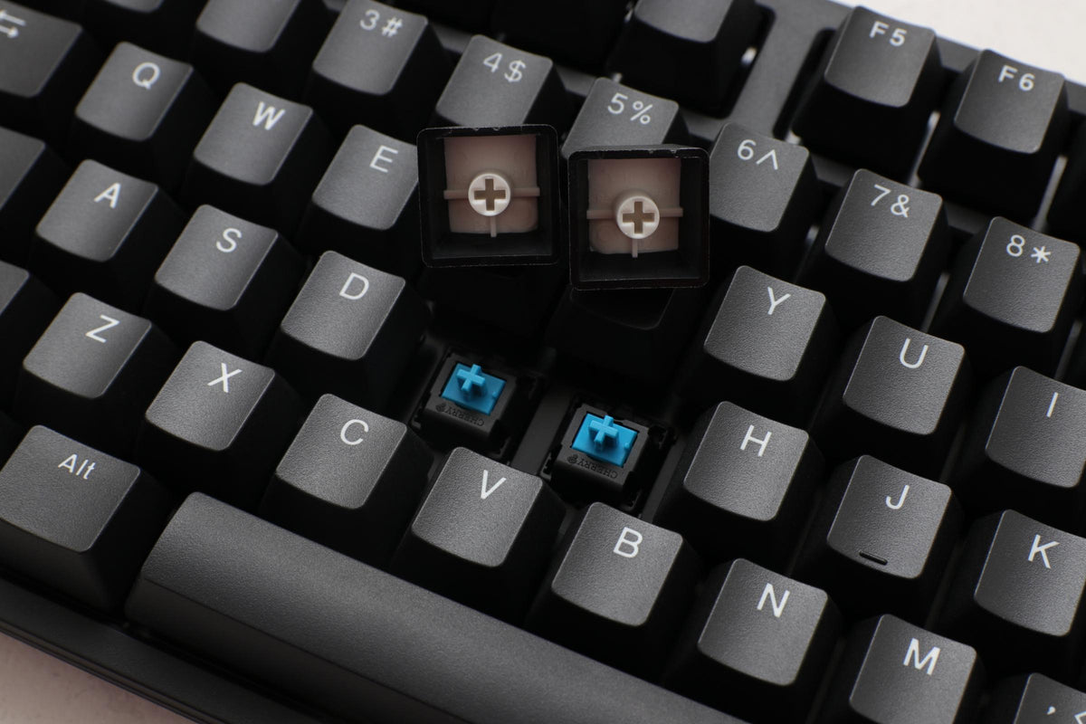 Keyboard Phantom Custom Key Ducky One 2 Phantom Black Double Shot PBT Mechanical Keyboard ...