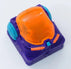 Hot Keys Project HKP Astronskull Transparent Orange Visor Artisan Keycap MK1QDF9D1R |0|