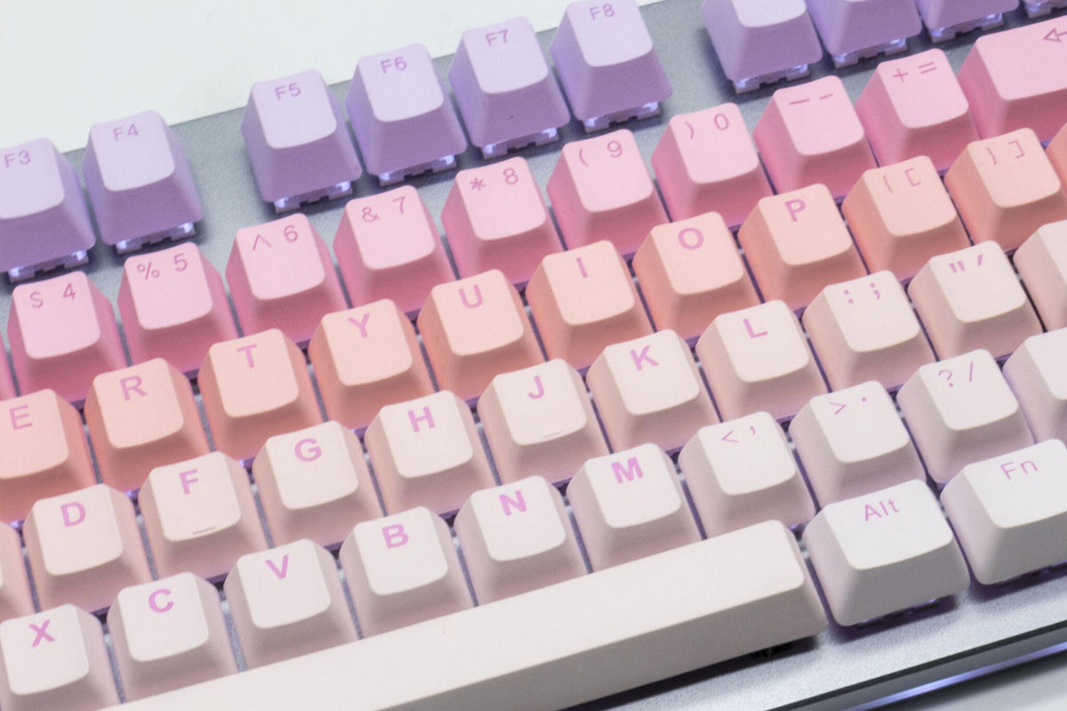 Tai-Hao Sakura Michi Backlit 140 Key OEM Profile Double Shot PBT Keyca