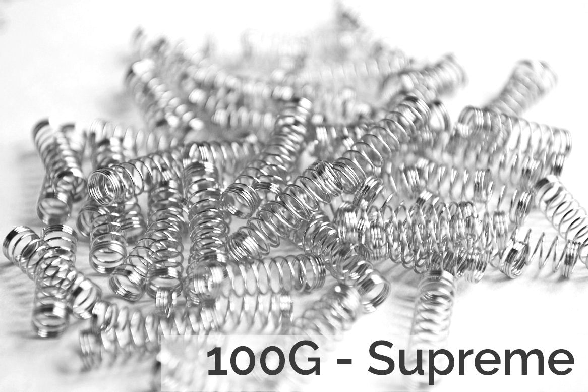 MK 100x Cherry MX Stainless Steel Springs 100G SPRiT Edition MKNAHLHQP4 |0|