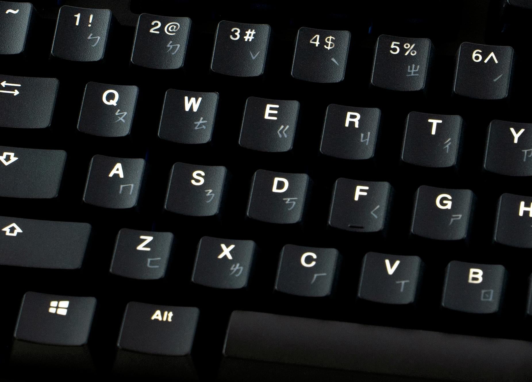 Ducky One 2 Black Case White LED Taiwanese Edition MK8QCCR9JN |39665|