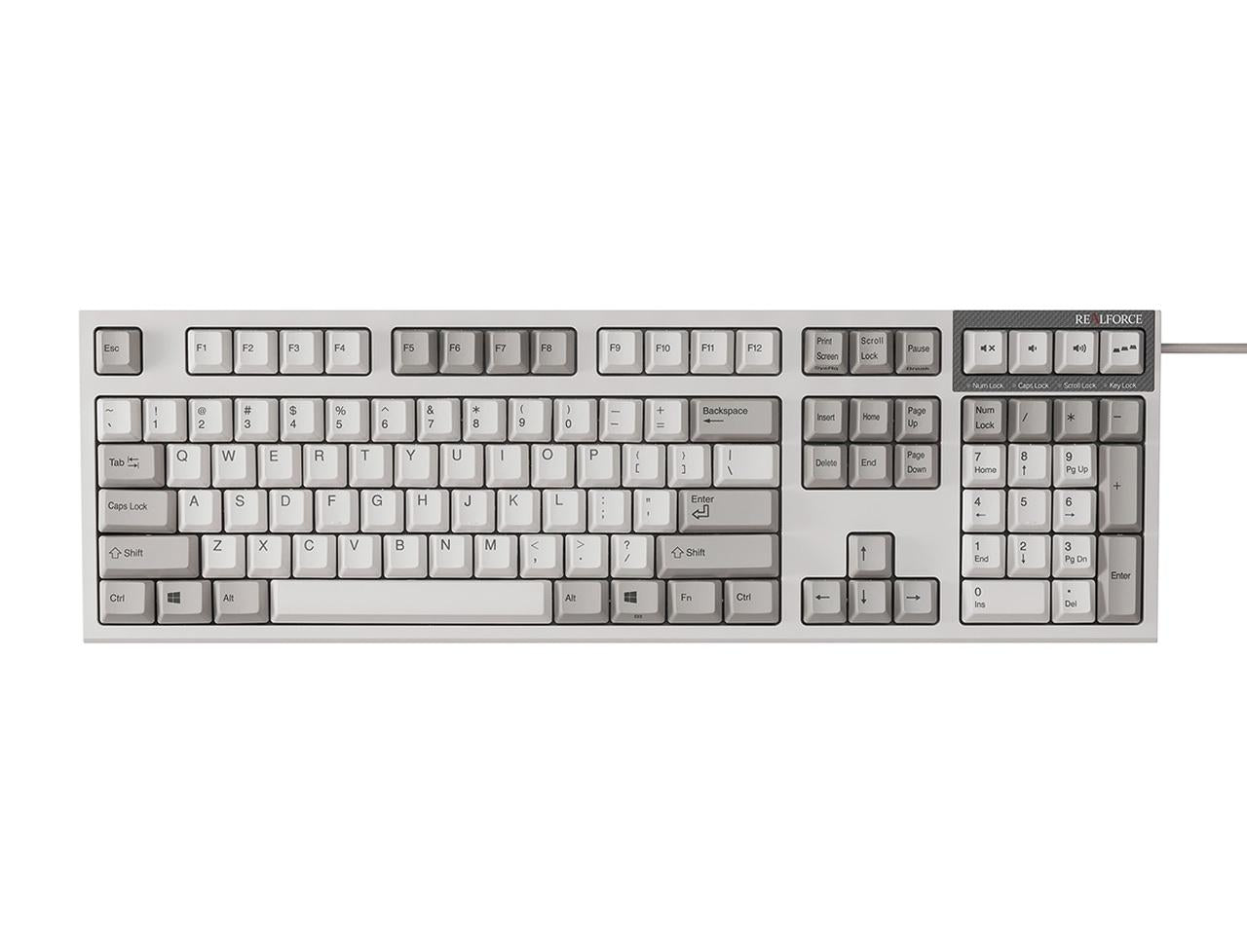 Realforce R2 PFU Limited Edition Ivory Dye Sub PBT Mechanical Keyboard