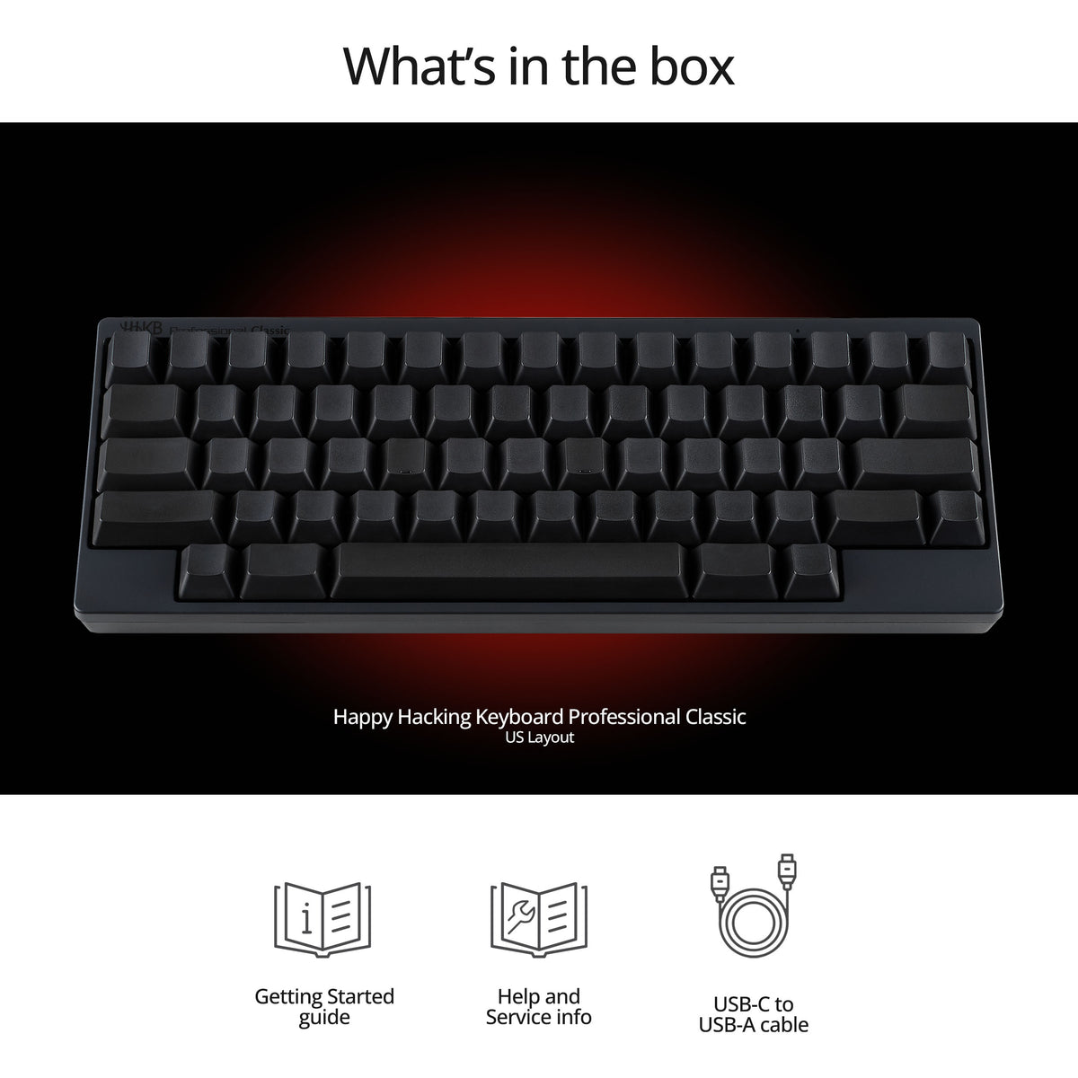 HHKB Classic Topre 45g 60% PBT Mechanical Keyboard