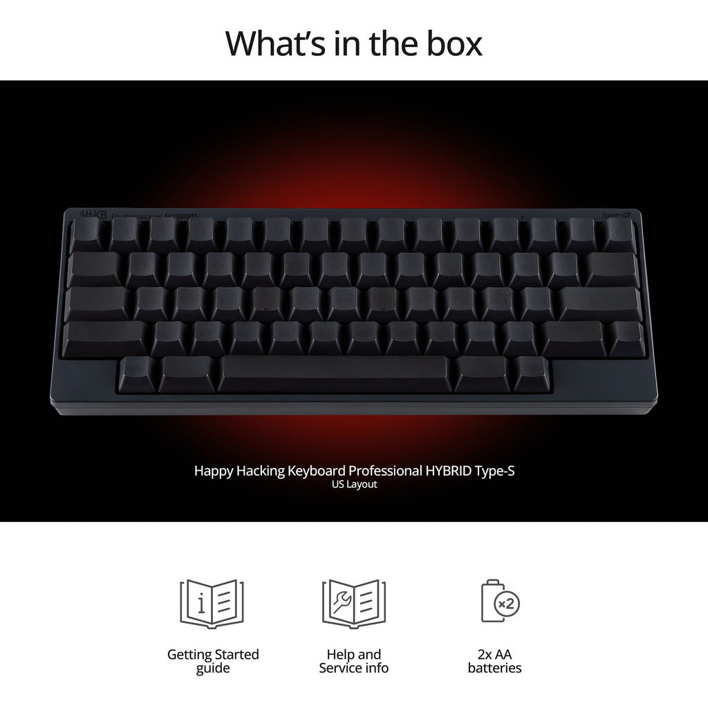 HHKB Hybrid Type-S Topre Silent 45g Keyboard