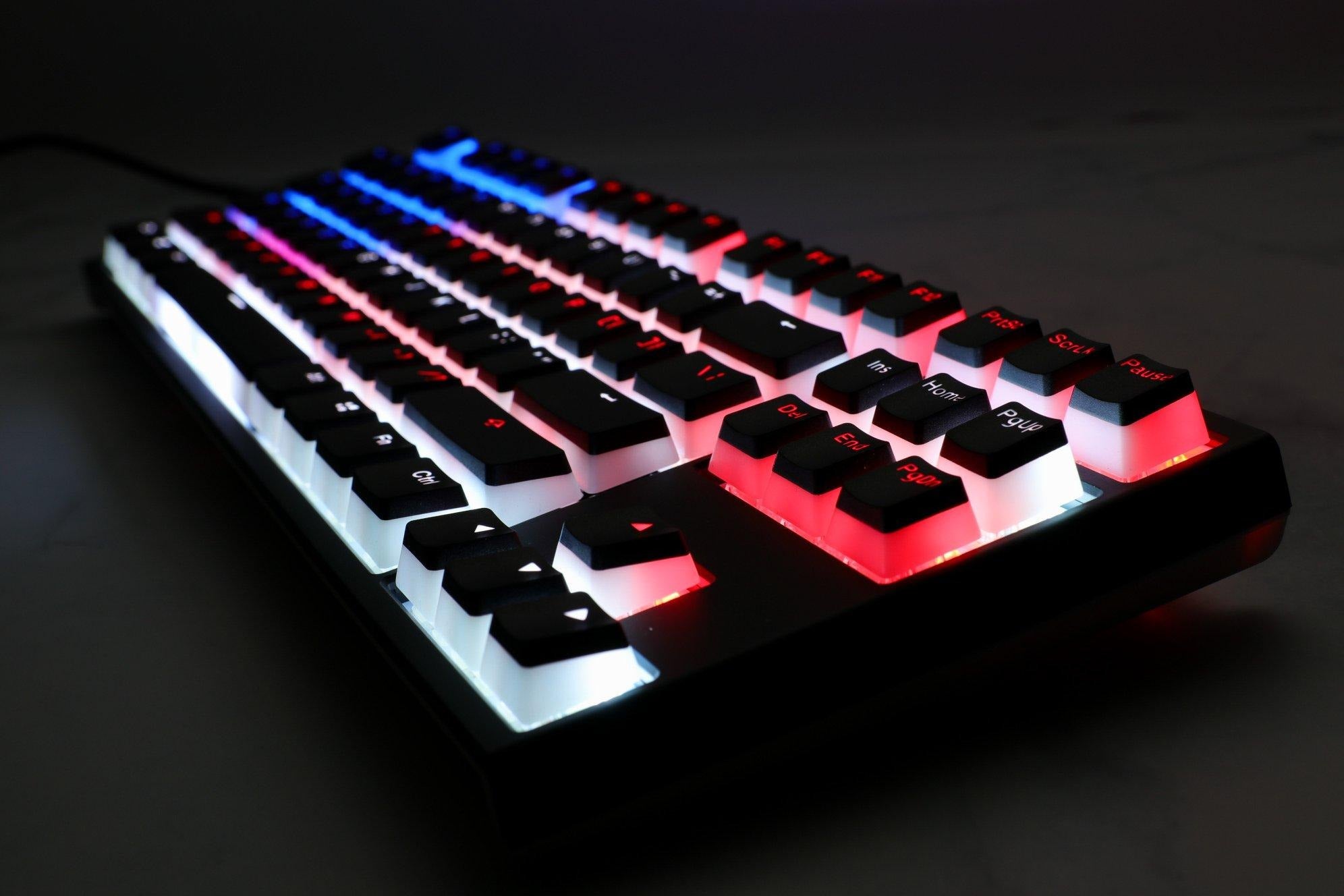 Ducky offers One 2 TKL RGB with HyperX pudding keycaps included - Silent Red