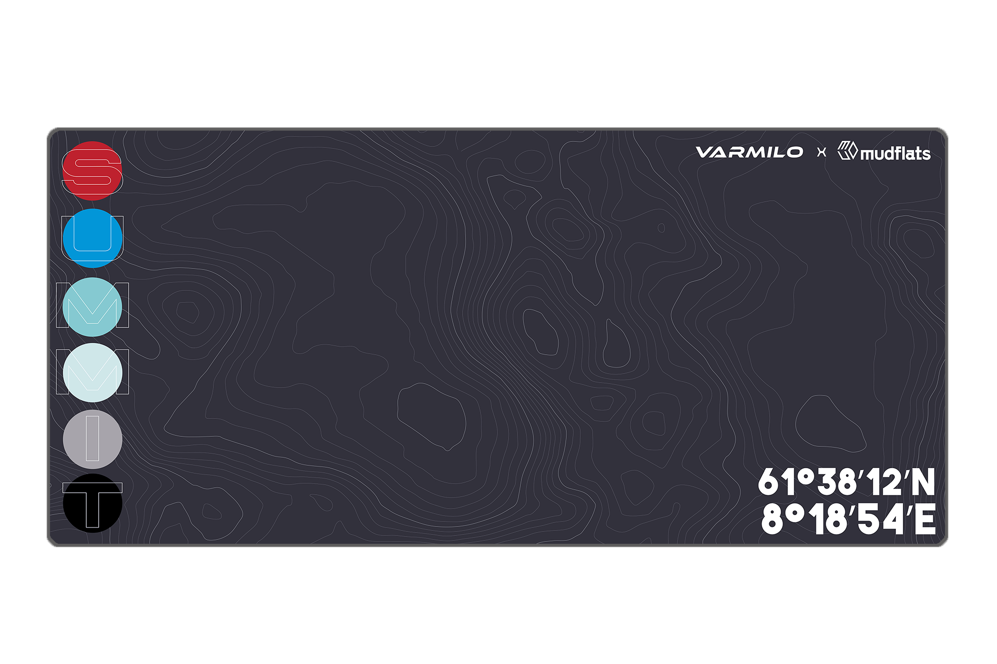Varmilo Extra Large Summit Desk Mat with Stitched Edges MKF36T2N5O |0|