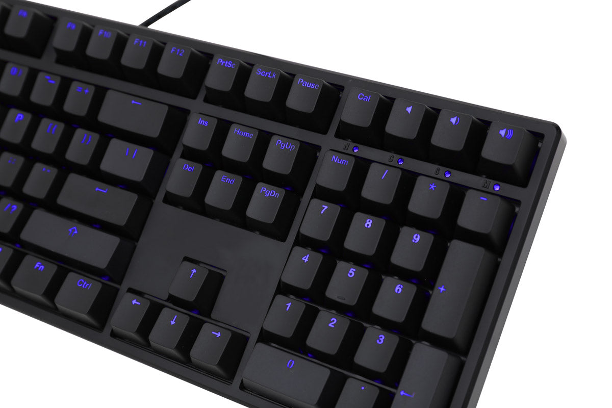 Ducky One Blue LED Double Shot ABS Mechanical Keyboard keyboard image