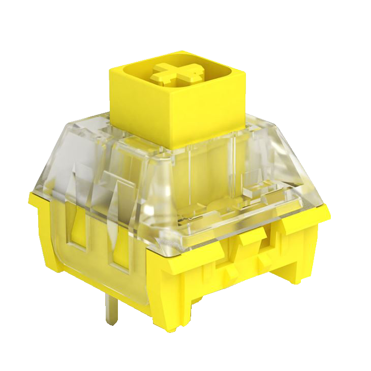 Kailh BOX Noble Yellow 55g Clicky Plate Mount Switch MKOXV2XSQQ |0|