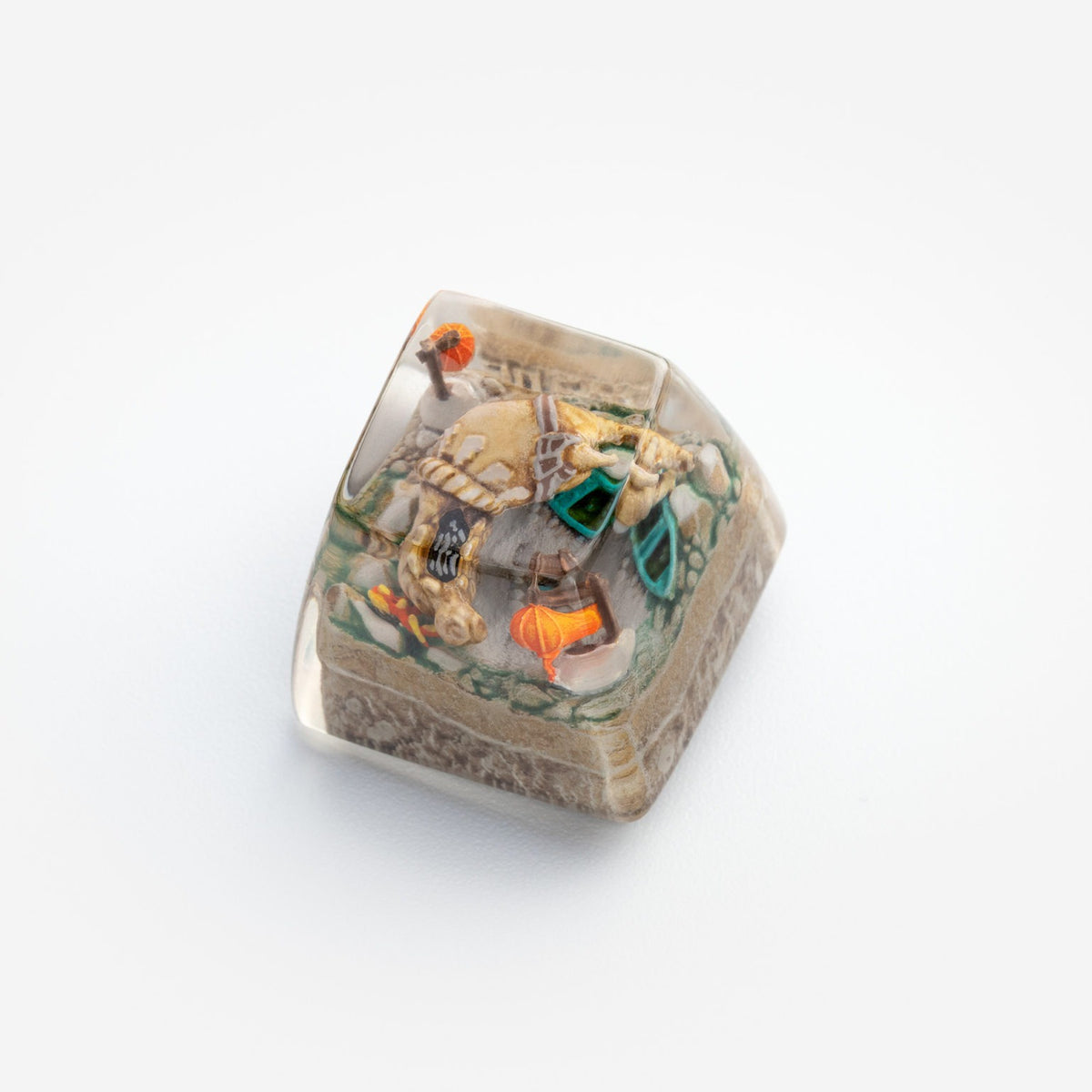 Hippo Keycap Dwarf Factory Happy Hippo Kaba SA Resin Artisan Keycap
