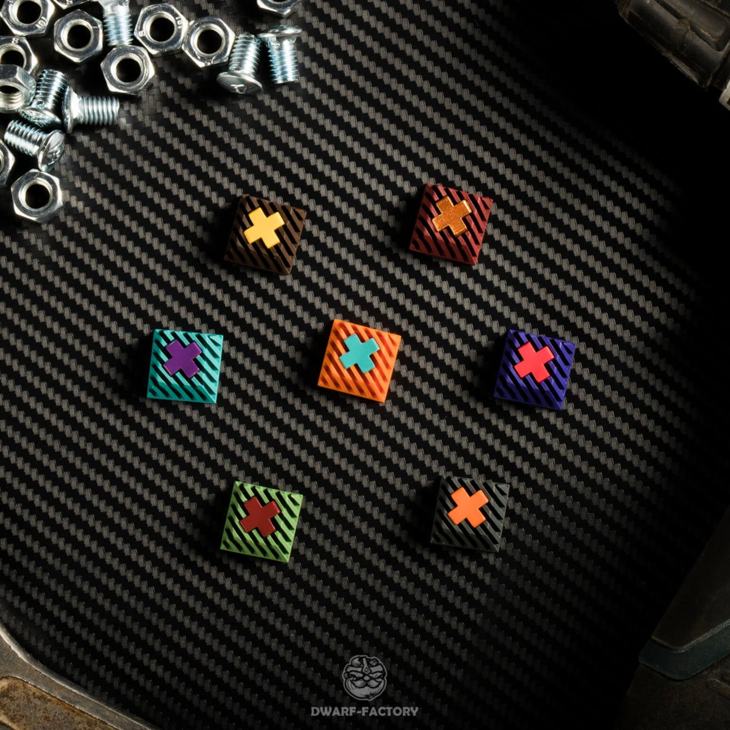 Dwarf Factory Base xXx Camping Cherry R1 Profile Artisan Keycap