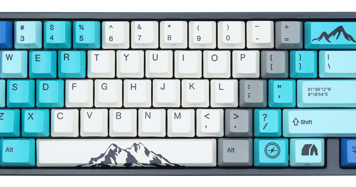 Ducky x Varmilo MIYA Mac Summit White LED 65% Dye Sub PBT Mechanical K