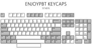 EnjoyPBT Black 117-key Keycap Set MKVBNN7CAT |40313|
