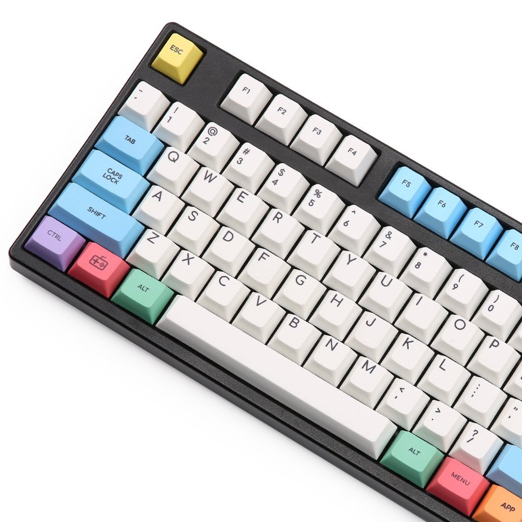 KBDFans Chalk PBT Cherry Profile 124 Key Keycap Set MKTNBCUN9B |40351|