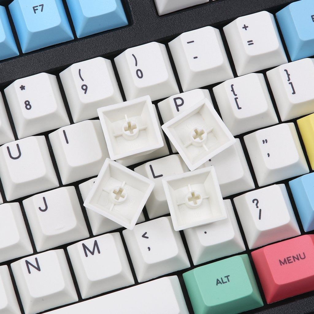 KBDFans Chalk PBT Cherry Profile 124 Key Keycap Set MKTNBCUN9B |40352|