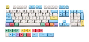 KBDFans Chalk PBT Cherry Profile 124 Key Keycap Set MKTNBCUN9B |0|
