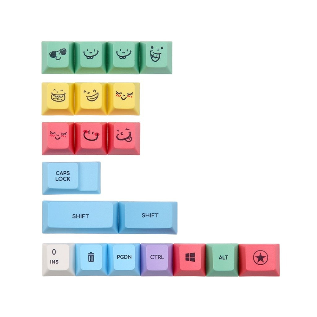 KBDFans Chalk PBT Cherry Profile 124 Key Keycap Set MKTNBCUN9B |40354|
