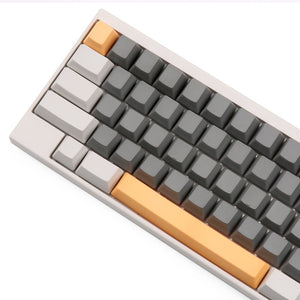 KBDFans Blank Grey and White PBT Topre Compatible 63-Keycap Set MKYQZE5241 |40363|