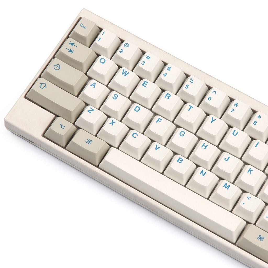 KBDFans Blue / White HHKB 60 Key OEM Profile Dye Sub PBT Topre Keycap