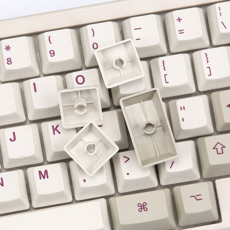 Hhkb Keys KBDFans Purple / White HHKB 60 Key OEM Profile Dye Sub PBT Topre Keyca