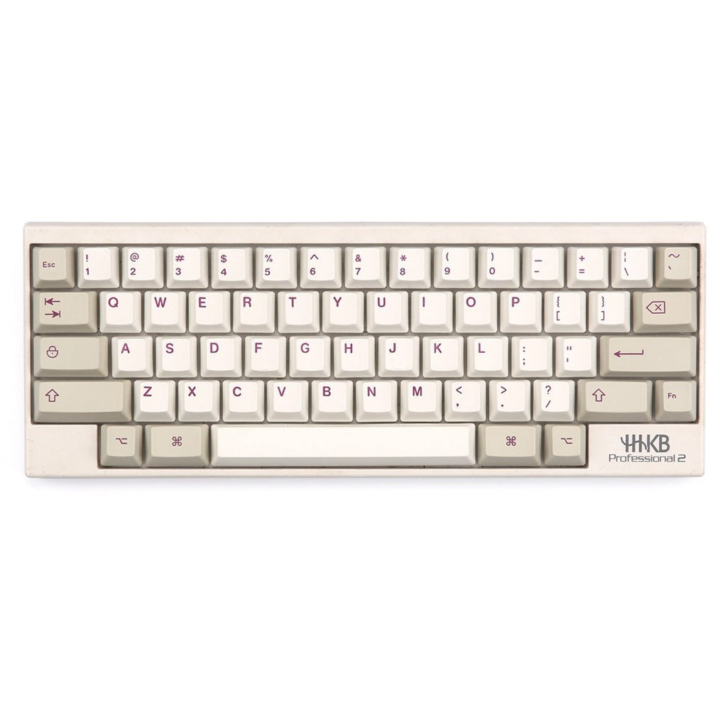 Hhkb Keys KBDFans Purple / White HHKB 60 Key OEM Profile Dye Sub PBT Topre Keyca
