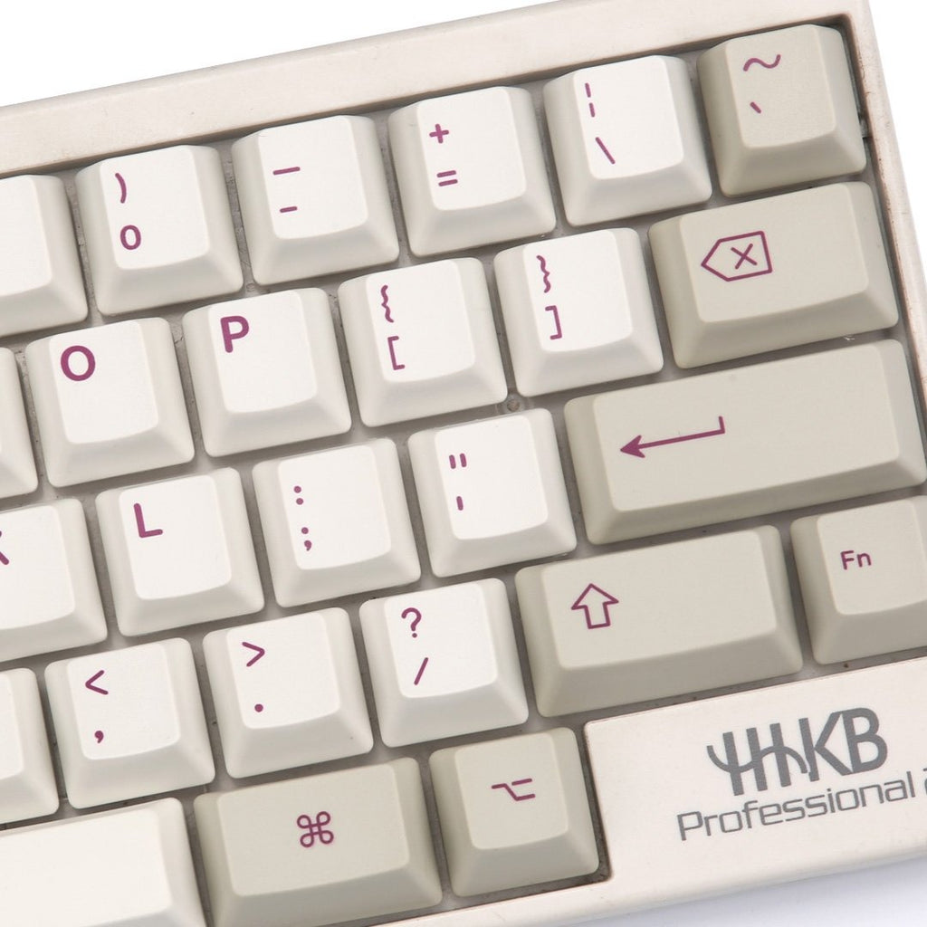 Hhkb Keys KBDFans Purple / White HHKB 60 Key OEM Profile Dye Sub PBT Topre Keyca