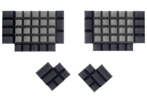 KBDFans ErgoDox DSA Blank Keycap Set Black/Grey MK63E35ZX3 |0|