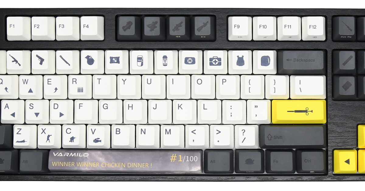 Varmilo VA87M Chicken Dinner TKL Dye Sub PBT Mechanical Keyboard