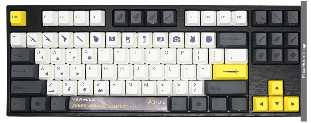 Varmilo VA87M Chicken Dinner TKL Dye Sub PBT Mechanical Keyboard